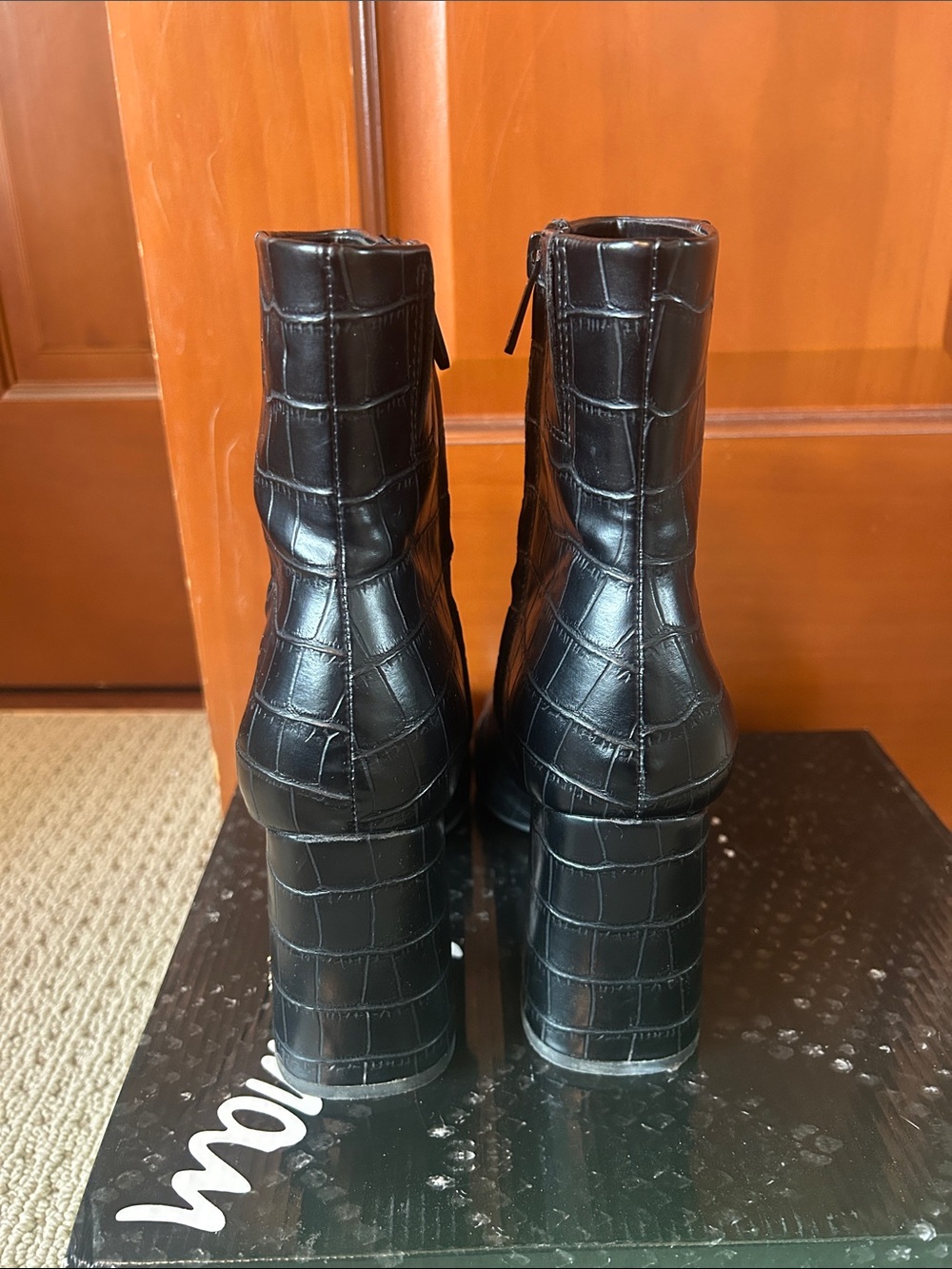 Square Toe Booties - Picture 4 of 7